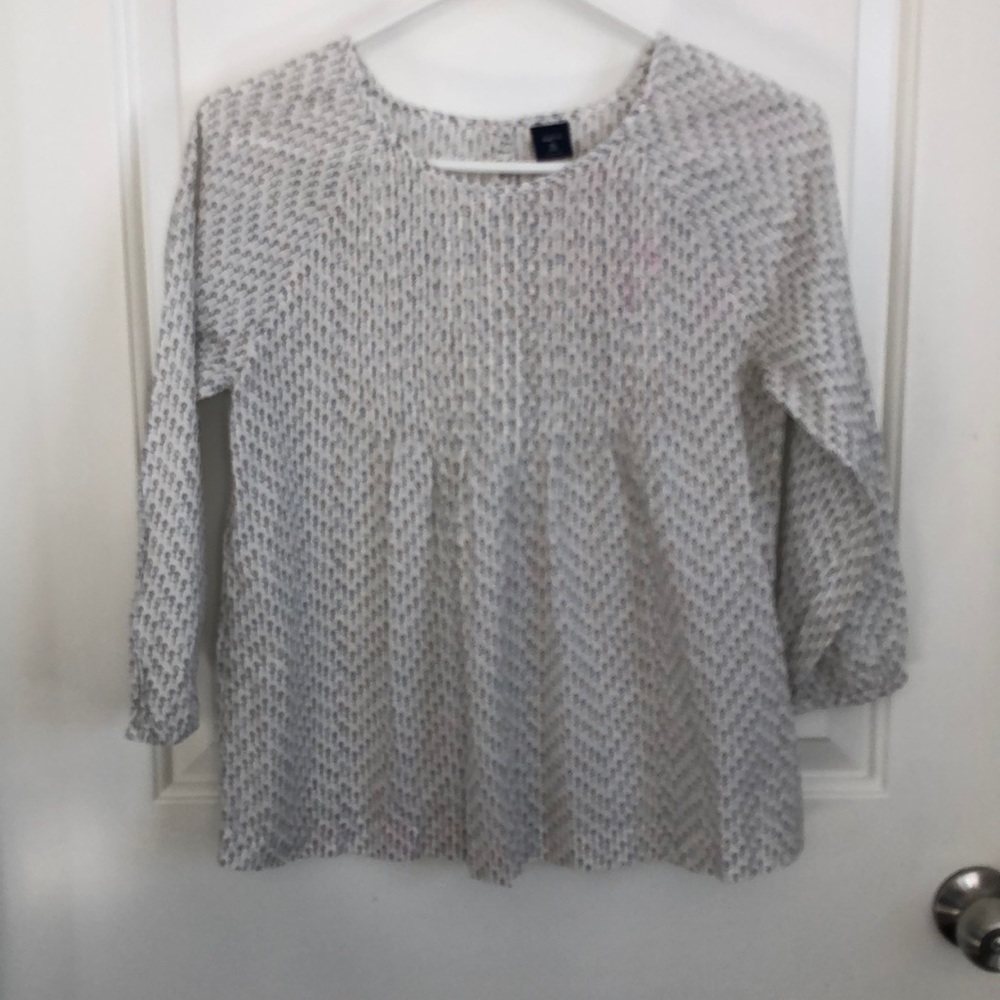 Gapkids cotton pleated blouse size 12